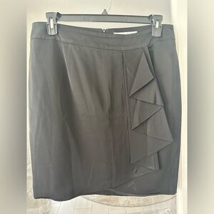 Trina Turk Black Skirt – Asymmetrical Layered Detail
